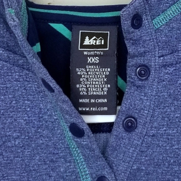 REI Pullover Hoodie Size XXS - Picture 3 of 6